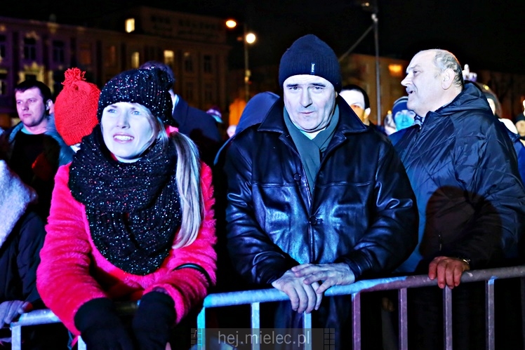 Mielczanie przywitali 2018 rok na Placu AK