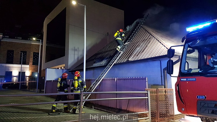 Pożar domu przy ulicy Wąskiej