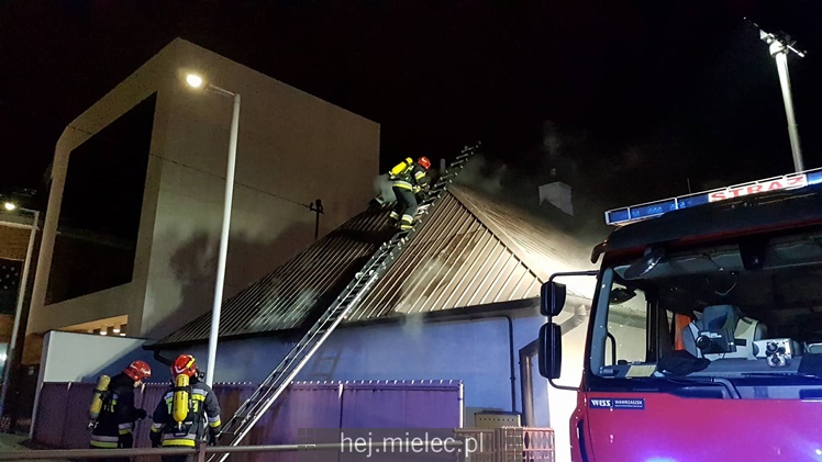 Pożar domu przy ulicy Wąskiej