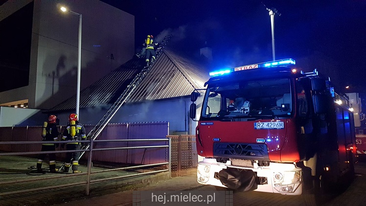 Pożar domu przy ulicy Wąskiej