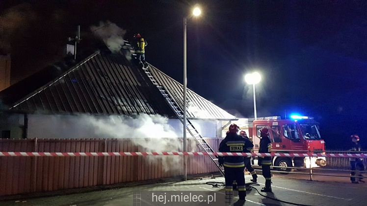 Pożar domu przy ulicy Wąskiej