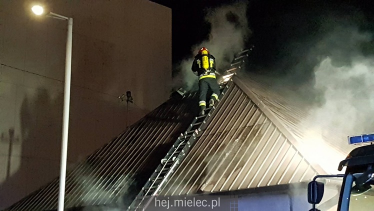 Pożar domu przy ulicy Wąskiej
