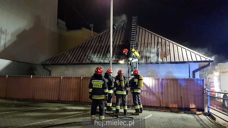 Pożar domu przy ulicy Wąskiej