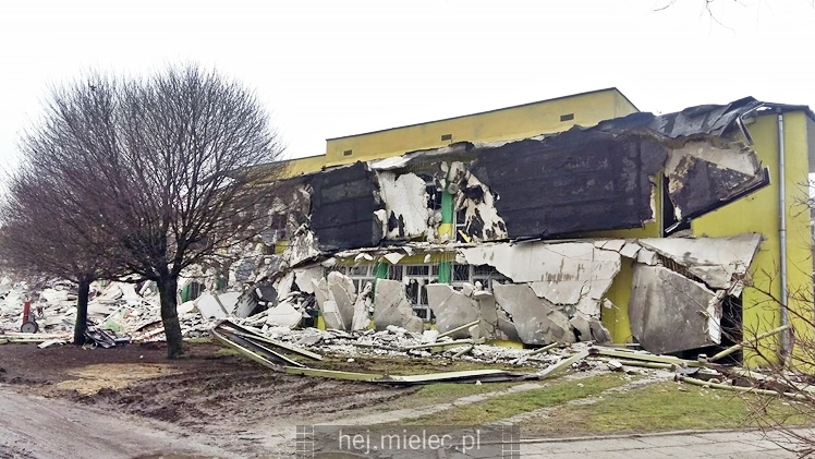 Rozbiórka budynku Miejskiej Biblioteki Publicznej