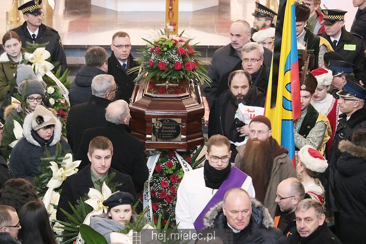 Uroczystości pogrzebowe śp. Daniela Kozdęby - prezydenta Mielca