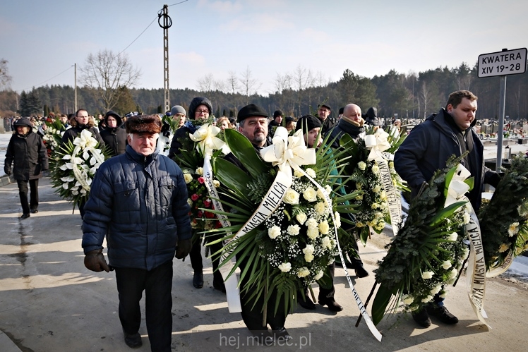 Uroczystości pogrzebowe śp. Daniela Kozdęby - prezydenta Mielca