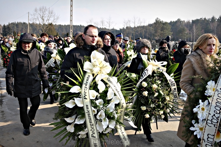 Uroczystości pogrzebowe śp. Daniela Kozdęby - prezydenta Mielca