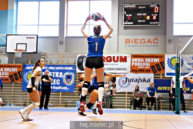 1/2 Mistrzostw Polski juniorek: UKS SMS Szóstka Mielec - UKS Chemik Olsztyn