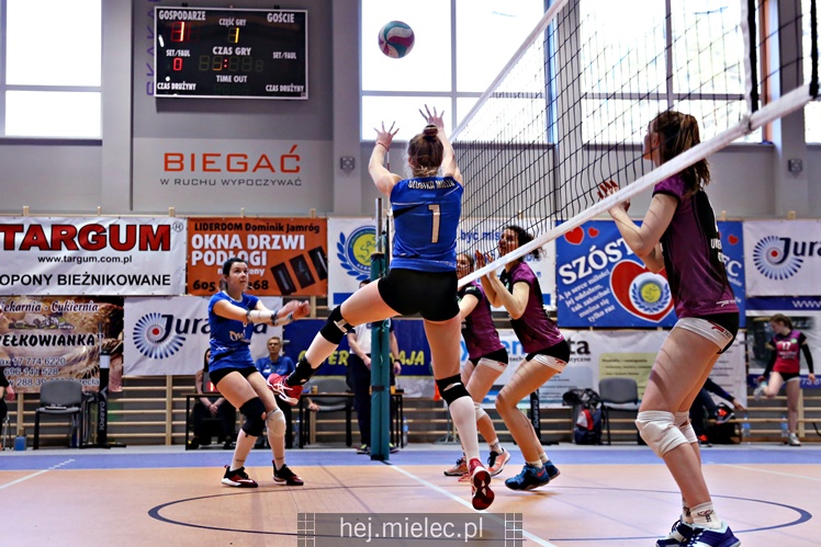 1/2 Mistrzostw Polski juniorek: UKS SMS Szóstka Mielec - UKS Chemik Olsztyn