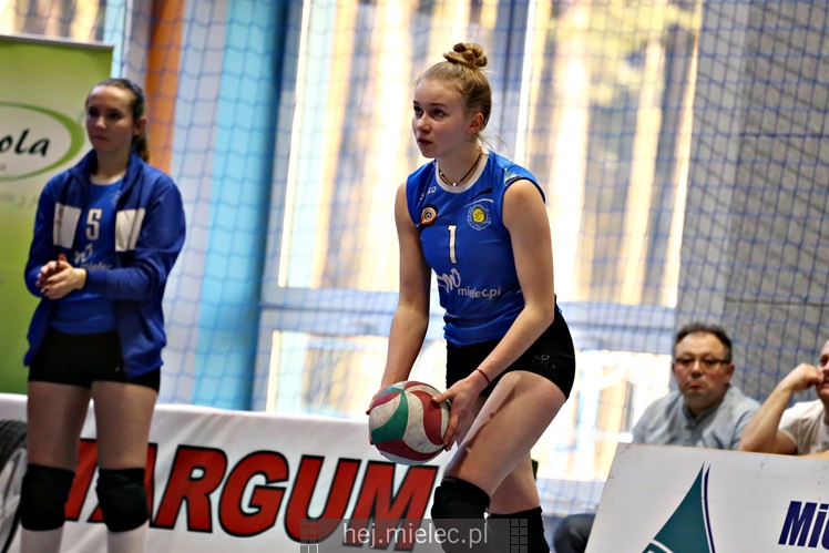 1/2 Mistrzostw Polski juniorek: UKS SMS Szóstka Mielec - UKS Chemik Olsztyn