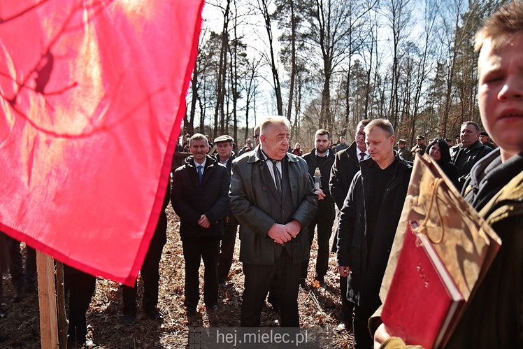 Uroczystości na Polanie Niezłomnych
