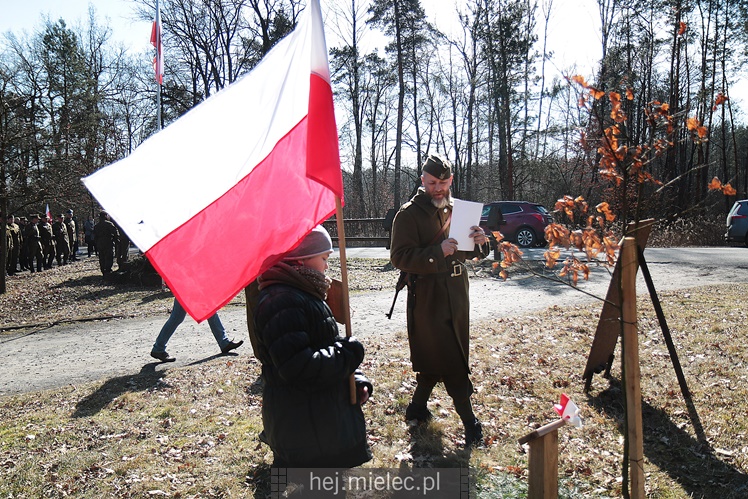 Uroczystości na Polanie Niezłomnych
