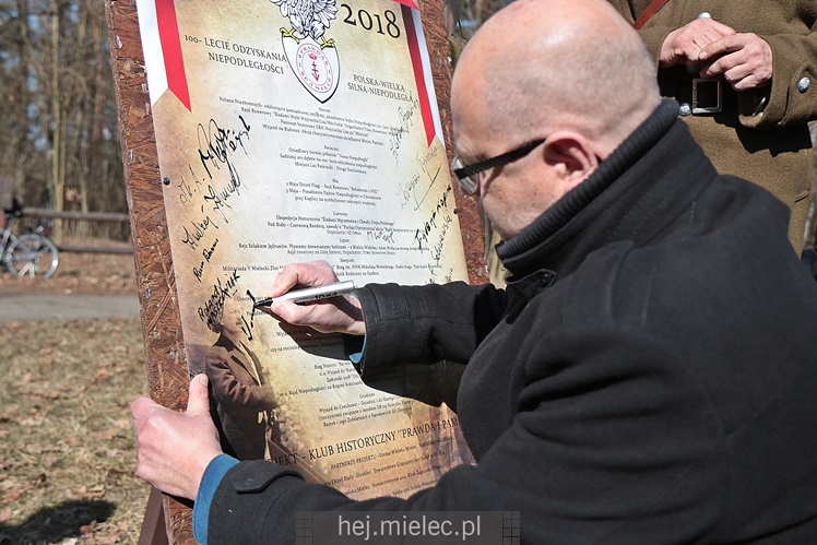 Uroczystości na Polanie Niezłomnych