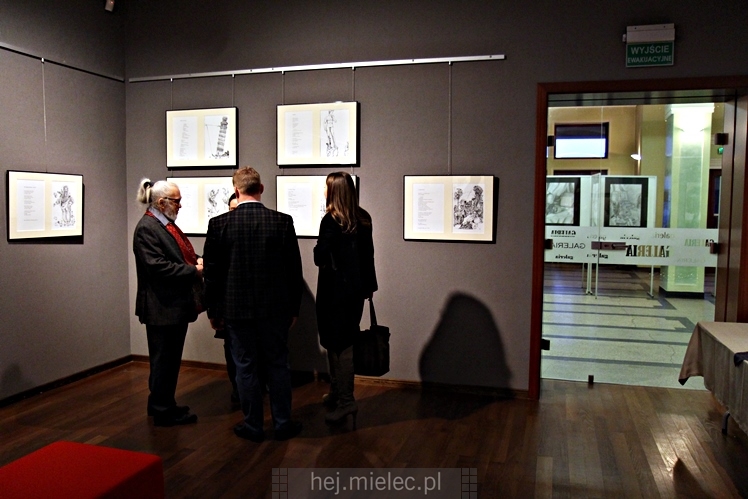 Wernisaż malarstwa Franciszka Maśluszczaka w Galerii ESCEK