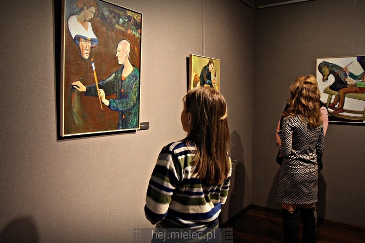 Wernisaż malarstwa Franciszka Maśluszczaka w Galerii ESCEK