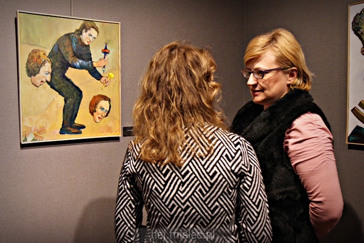Wernisaż malarstwa Franciszka Maśluszczaka w Galerii ESCEK