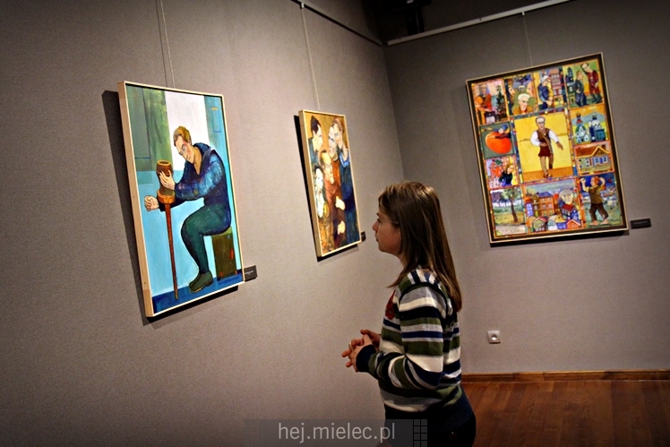 Wernisaż malarstwa Franciszka Maśluszczaka w Galerii ESCEK