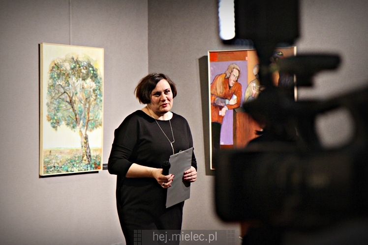 Wernisaż malarstwa Franciszka Maśluszczaka w Galerii ESCEK