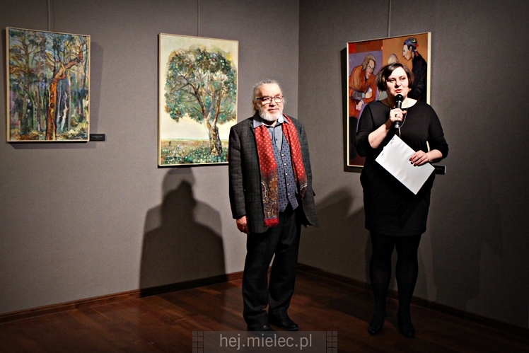 Wernisaż malarstwa Franciszka Maśluszczaka w Galerii ESCEK