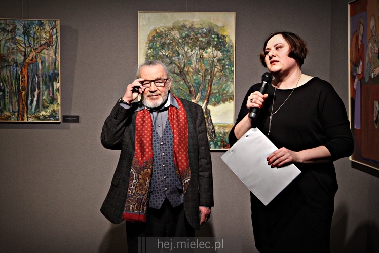 Wernisaż malarstwa Franciszka Maśluszczaka w Galerii ESCEK