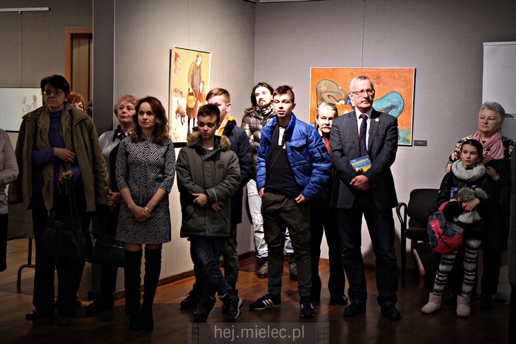 Wernisaż malarstwa Franciszka Maśluszczaka w Galerii ESCEK