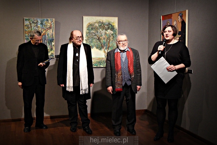 Wernisaż malarstwa Franciszka Maśluszczaka w Galerii ESCEK