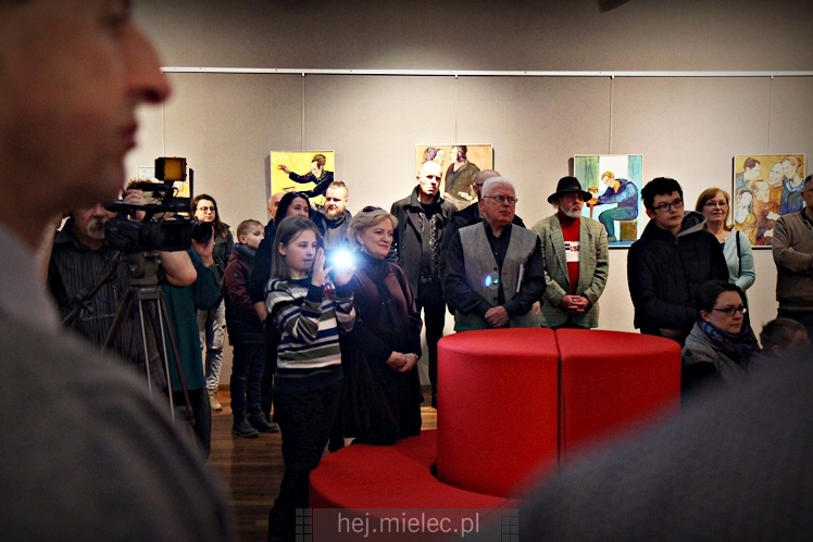 Wernisaż malarstwa Franciszka Maśluszczaka w Galerii ESCEK