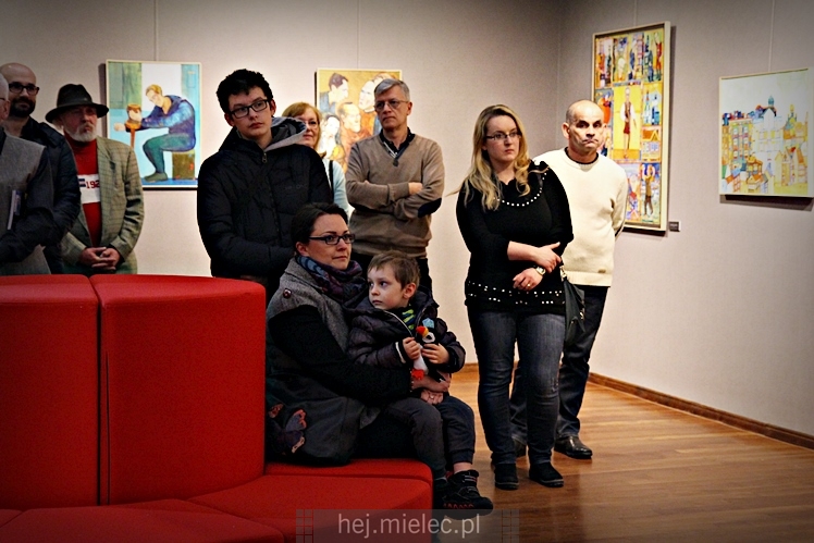 Wernisaż malarstwa Franciszka Maśluszczaka w Galerii ESCEK