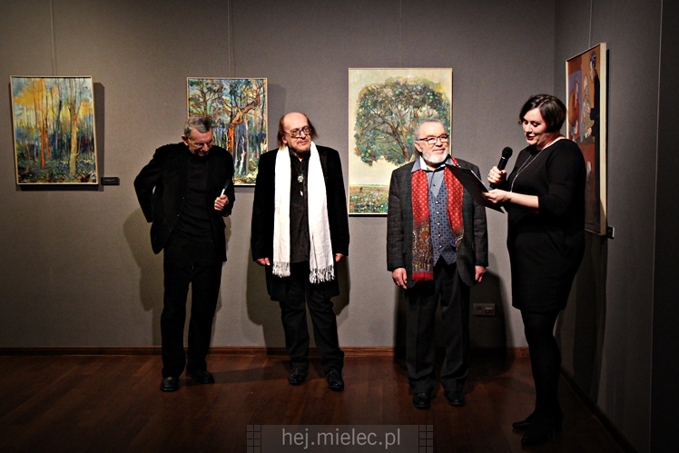Wernisaż malarstwa Franciszka Maśluszczaka w Galerii ESCEK