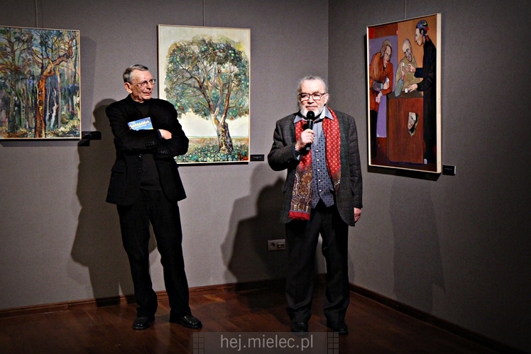 Wernisaż malarstwa Franciszka Maśluszczaka w Galerii ESCEK