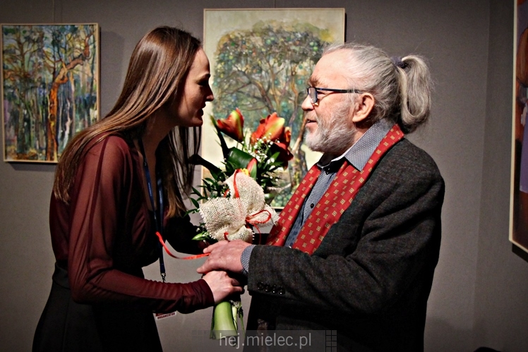Wernisaż malarstwa Franciszka Maśluszczaka w Galerii ESCEK