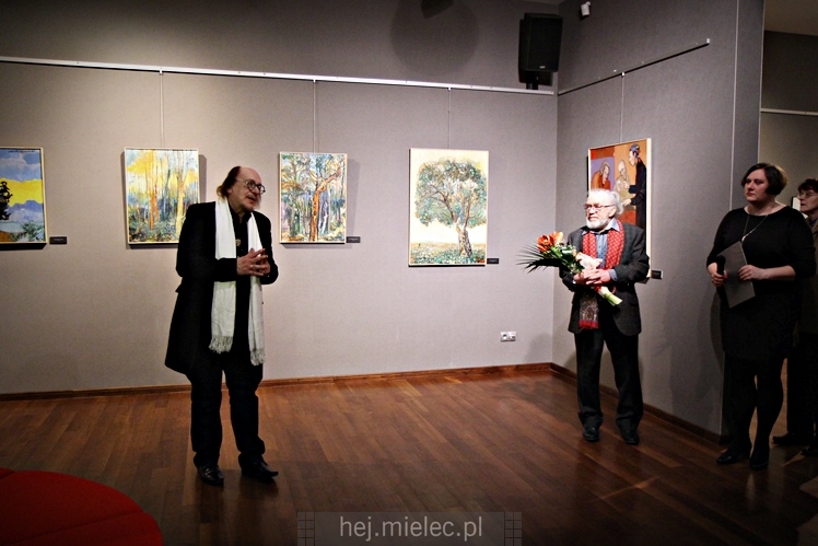 Wernisaż malarstwa Franciszka Maśluszczaka w Galerii ESCEK