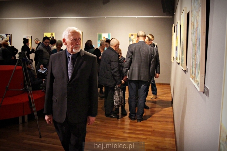 Wernisaż malarstwa Franciszka Maśluszczaka w Galerii ESCEK