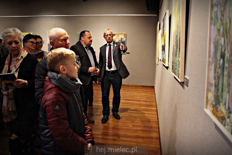 Wernisaż malarstwa Franciszka Maśluszczaka w Galerii ESCEK