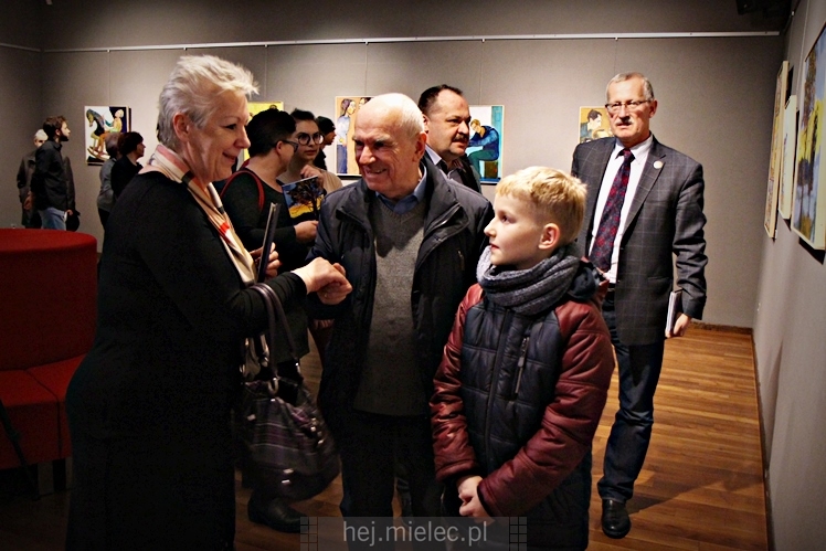 Wernisaż malarstwa Franciszka Maśluszczaka w Galerii ESCEK