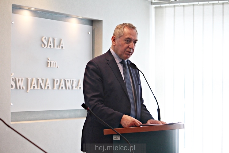 Nadzwyczajna sesja Rady Miejskiej w Mielcu z udziałem ministra środowiska