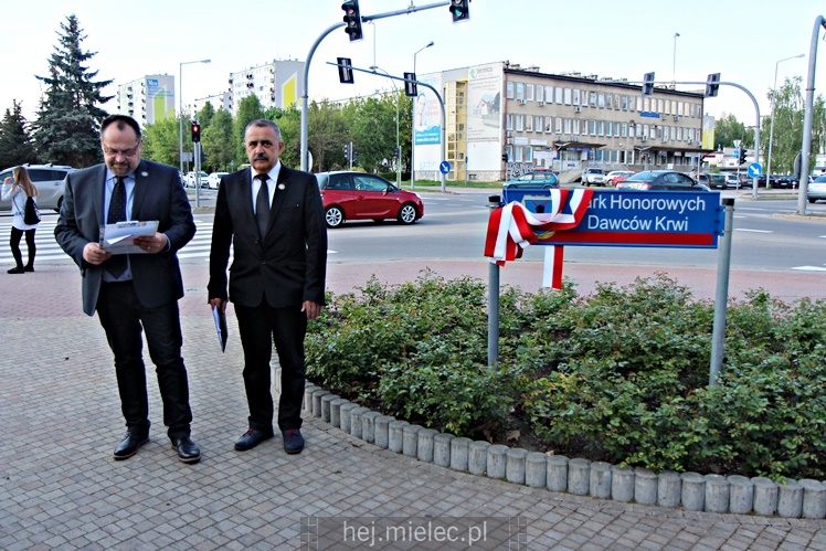 Park Honorowych Dawców Krwi już oficjalnie