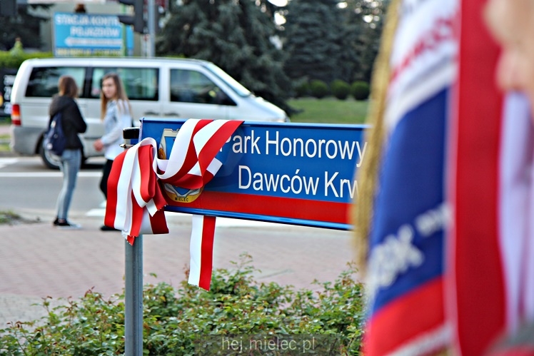 Park Honorowych Dawców Krwi już oficjalnie
