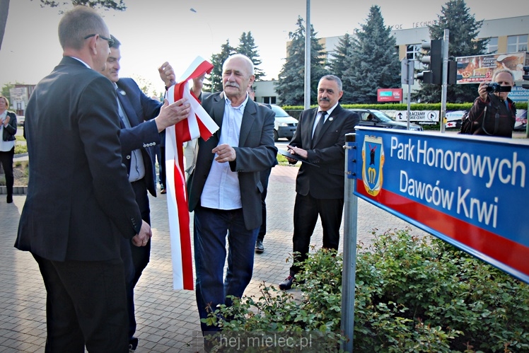 Park Honorowych Dawców Krwi już oficjalnie