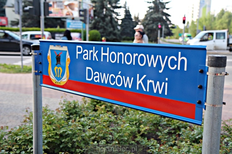 Park Honorowych Dawców Krwi już oficjalnie