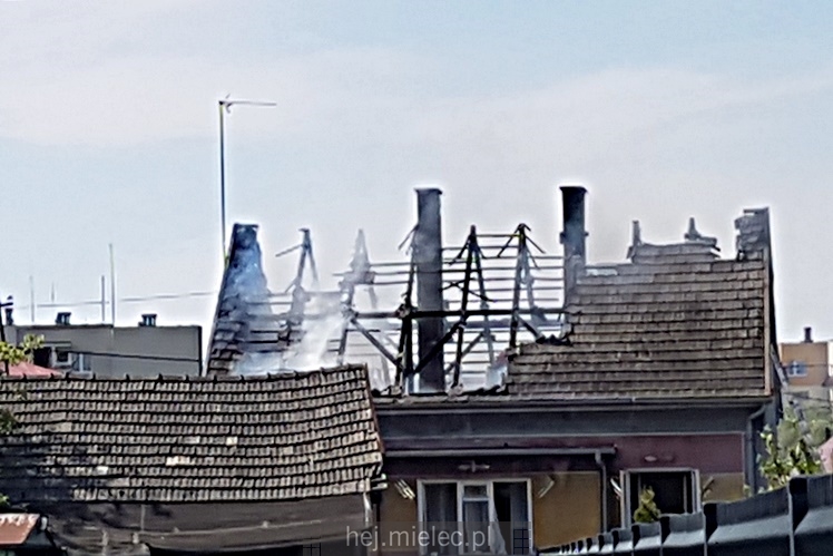 Pożar domu przy ulicy Metalowców