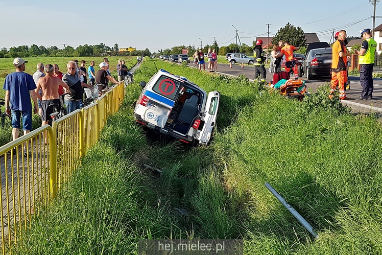 Wypadek ambulansu