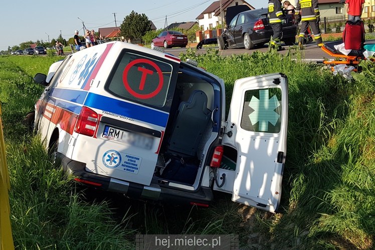 Wypadek ambulansu