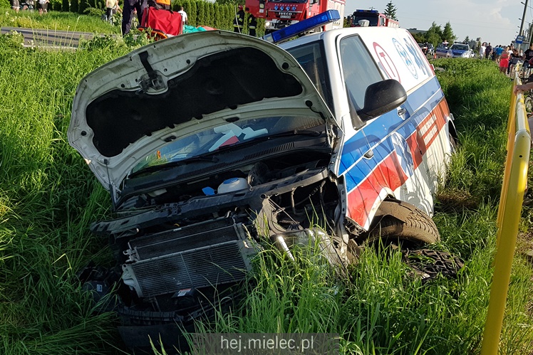 Wypadek ambulansu