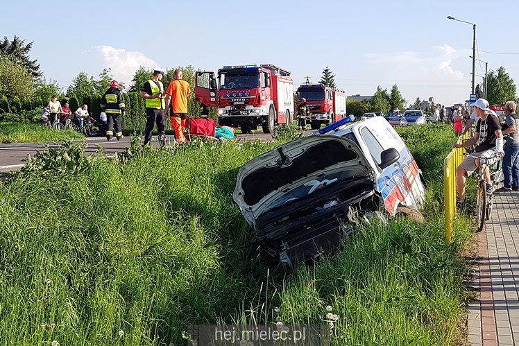 Wypadek ambulansu