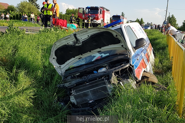 Wypadek ambulansu