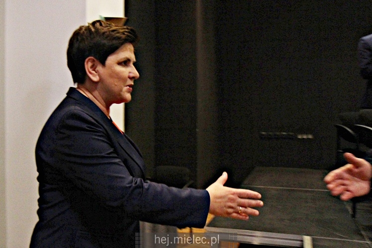 Wicepremier Beata Szydło w Mielcu