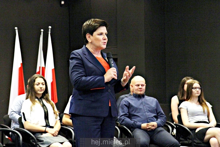 Wicepremier Beata Szydło w Mielcu
