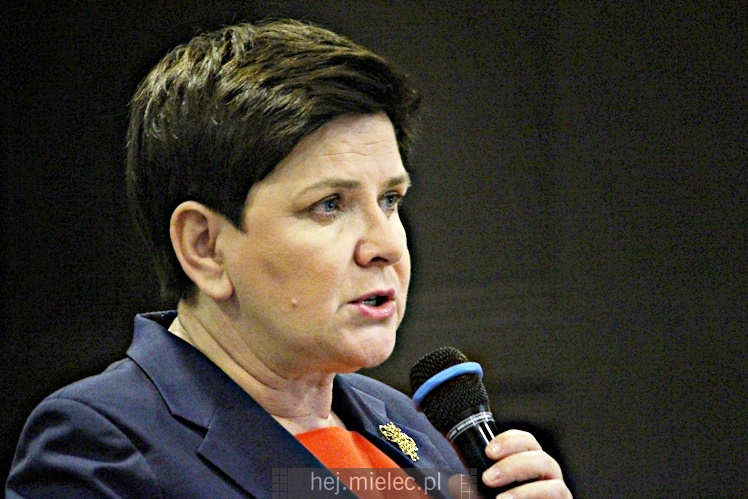 Wicepremier Beata Szydło w Mielcu