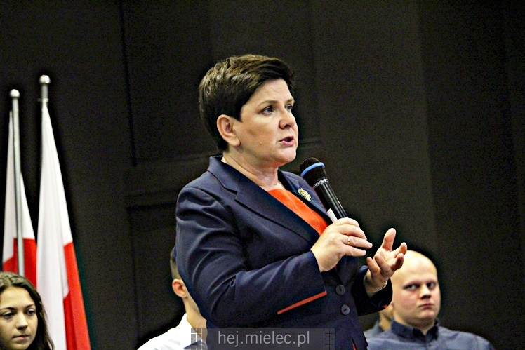 Wicepremier Beata Szydło w Mielcu